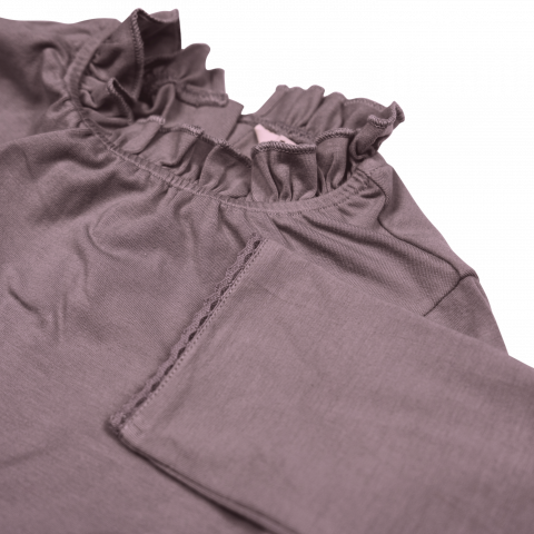 Bluza Hayle , bumbac organic, culoarea purple vintage, Baje [3]