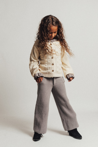 Cardigan Saint, bumbac organic, Baje [4]