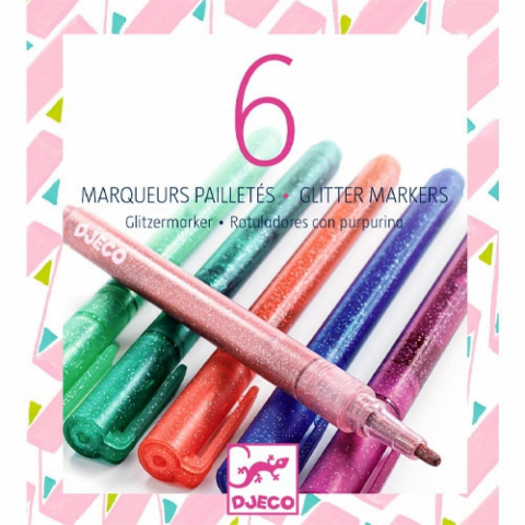 Toate - Carioca (marker) cu sclipici Sweet, Djeco