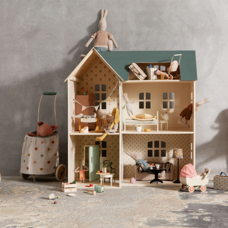 Jucarii creative - Casa din lemn pentru păpuși - House of miniature - MAILEG ( accesoriile nu sunt incluse)