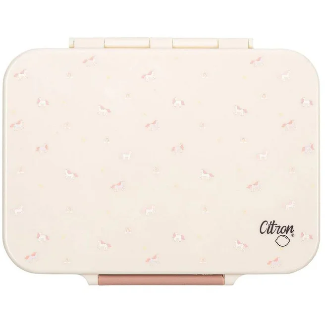 Caserole - Caserola gustări cu 3 compartimente - Unicorn White