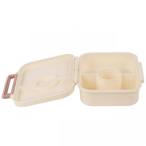 Caserola gustări cu 3 compartimente - Unicorn White [2]