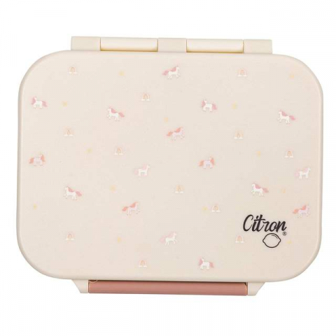 Caserola gustări cu 3 compartimente - Unicorn White [3]