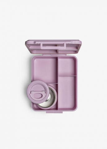 Caserola pentru prânz cu 4 compartimente + 1 borcan termoizolant - Stormy Unicorn [6]