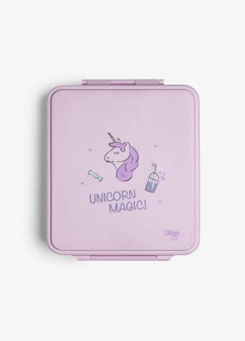 Caserola pentru prânz cu 4 compartimente + 1 borcan termoizolant - Stormy Unicorn [3]