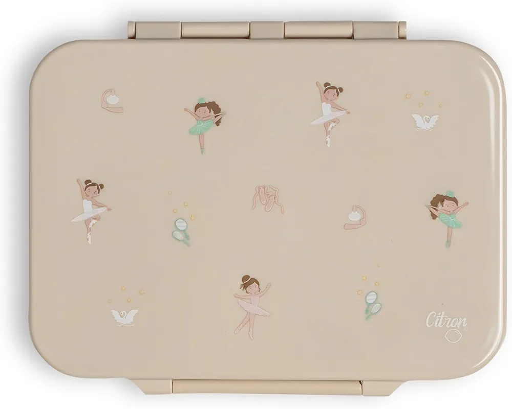Citron - Caserolă pentru prânz cu 4 compartimente - Ballerina