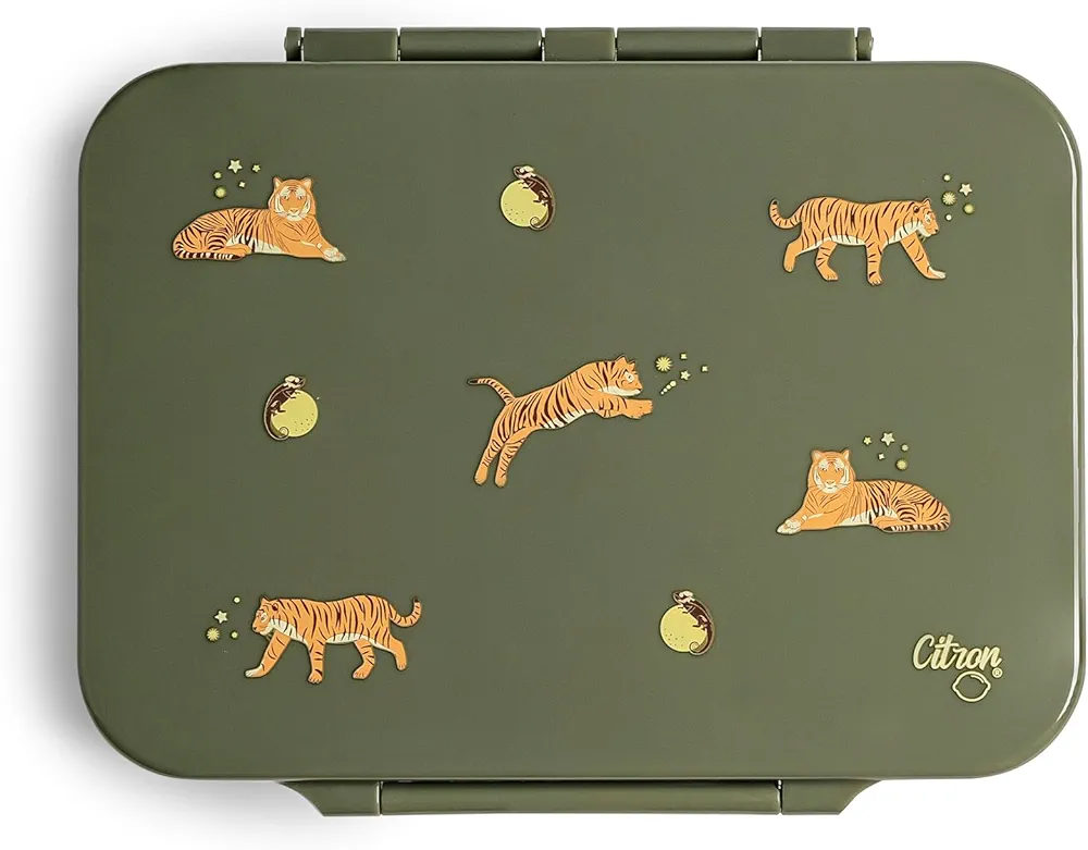Citron - Caserolă pentru prânz cu 4 compartimente - Tiger