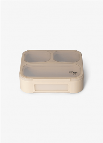 Caserola pentru prânz, cu furculiță și lingură - Beige [2]