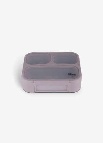 Caserola pentru prânz, cu furculiță și lingură - violet [1]