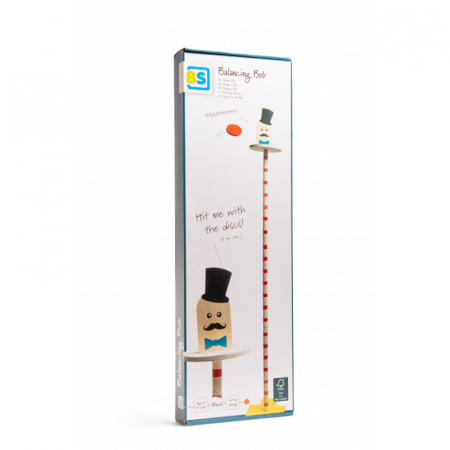 Echilibristul Bob, joc de aruncare la tinta, BS Toys [1]