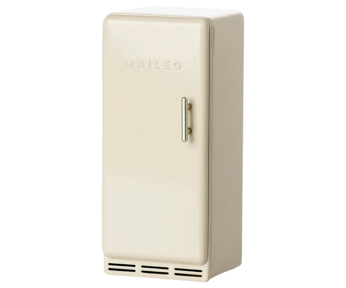 Jucarii bebe - ACCESORII MAILEG - FRIGIDER in miniatură - Off- White