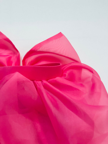 FUSTA  CU FUNDA MARE,  ORGANZA barbiepink [6]