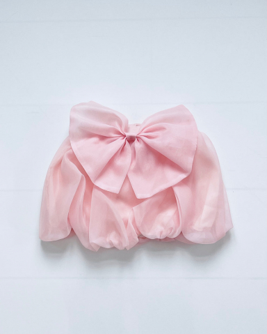 Rochii & Fuste - FUSTA  CU FUNDA MARE,  ORGANZA dollypink