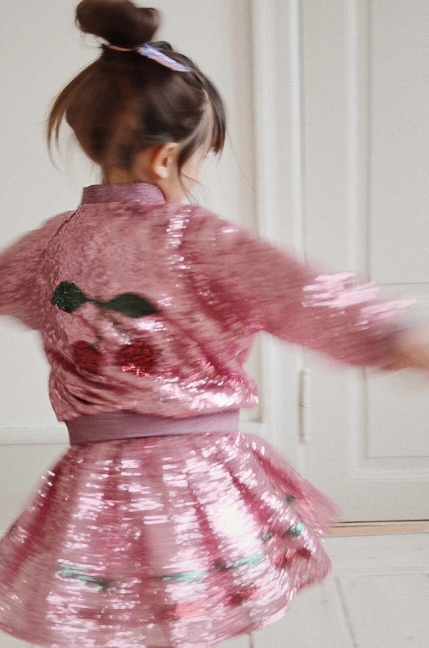 Konges sløjd - Fusta din tull cu paiete,  Starla sequin blush