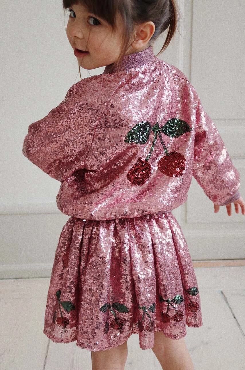 Fusta din tull cu paiete,  Starla sequin blush [4]