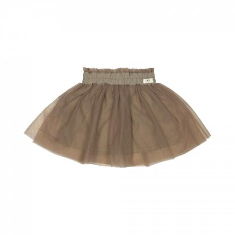 Fusta din tull, Sandy, culoarea taupe [3]