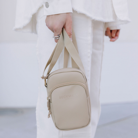 Beckmann - Geanta crossbody Street, Beige