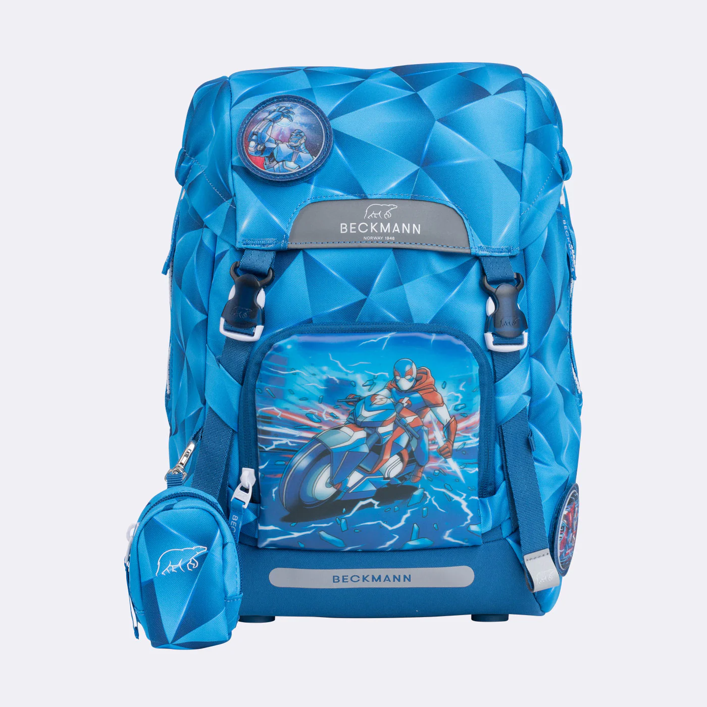 Genti sport - Ghiozdan Classic - Classic, Blue Lightning