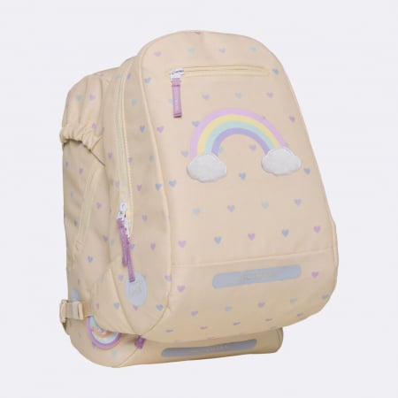 Ghiozdan, rucsac ergonomic școală, Clasic, Yellow Heart [10]