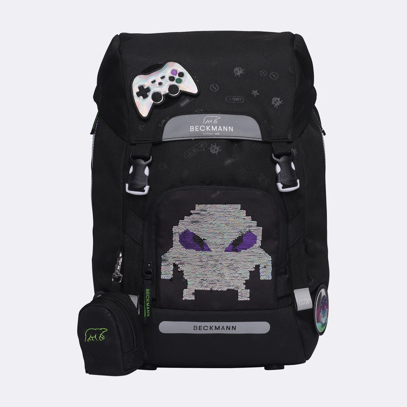 Beckmann - Ghiozdan, rucsac ergonomic Classic Maxi - Pixel