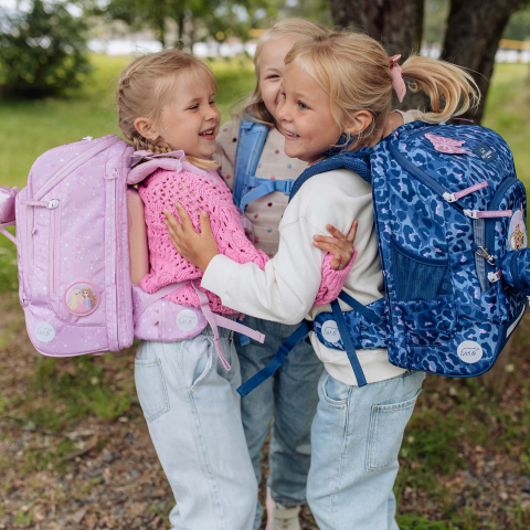 Ghiozdan, rucsac ergonomic cu perna de aer, Active Air FLX, Rosie [19]