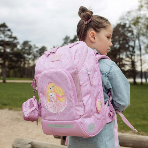 Ghiozdan, rucsac ergonomic cu perna de aer, Active Air FLX, Rosie [1]