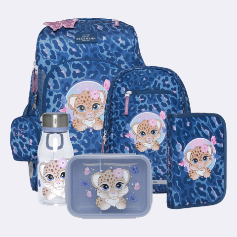 Ghiozdane, Rucsacuri, Genti - Ghiozdan, rucsac ergonomic cu perna de aer, set Active Air FLX 6 piese, CHEETAH