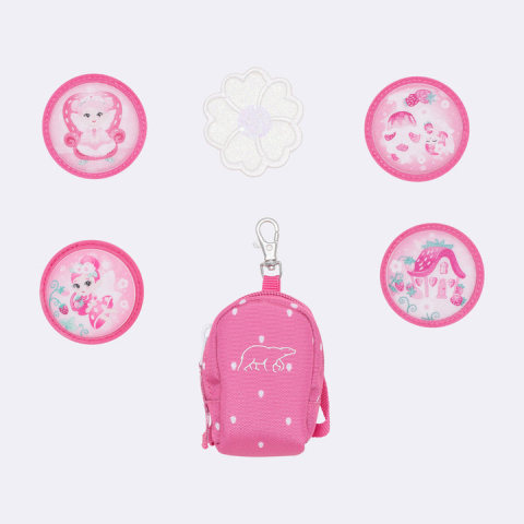 Ghiozdan, rucsac ergonomic pentru școală, Clasic Căpșuni [5]