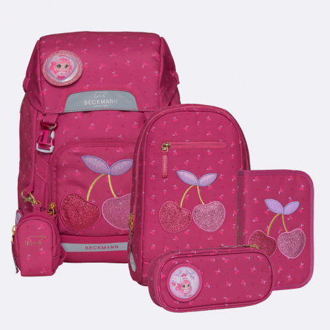 Penare si ghiozdane - GHIOZDAN, RUCSAC ERGONOMIC, SET CLASIC 6 PIESE, CHERRY