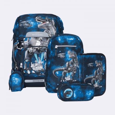Ghiozdane, Rucsacuri, Genti - Ghiozdan, rucsac ergonomic, set clasic 6 piese, TECH REX
