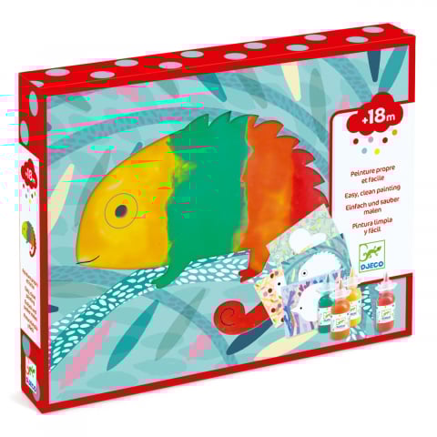 Accesorii - Joc creativ Bebe apasa si picteaza, Djeco