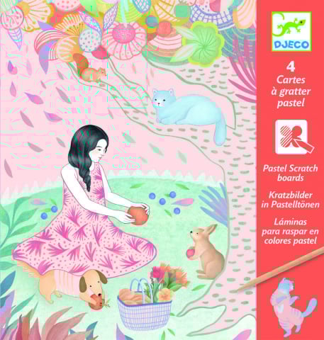 Creative - Joc creativ de razuit Picnic in natura, Djeco