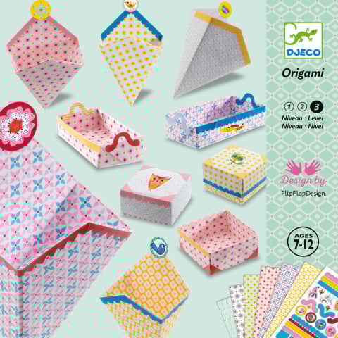 Creative - Joc creativ origami Confectionat cutii, Djeco