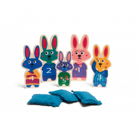 Joc de aruncare la tinta Iepurasii la culcare, BS Toys [1]