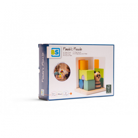 Joc de  logica Panda Puzzle, BS Toys [3]