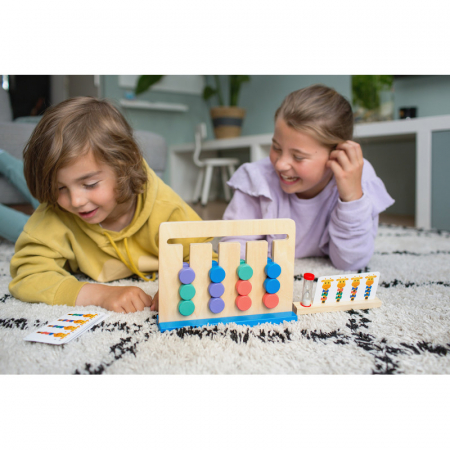 Produse - Joc de logica si coordonare Provocarea girafelor, BS Toys