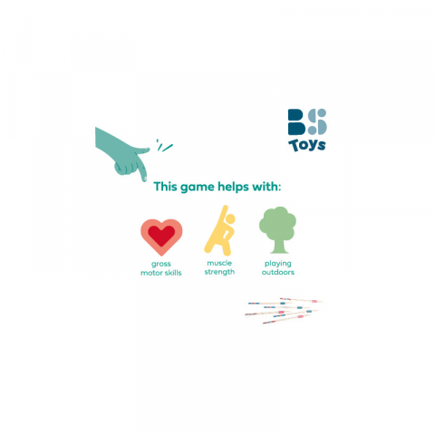 Brand - Joc de motricitate Aruncarea sulitei, BS Toys