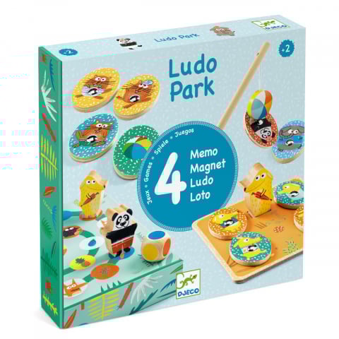 Accesorii - Joc educativ LudoPark 4 jocuri, Djeco