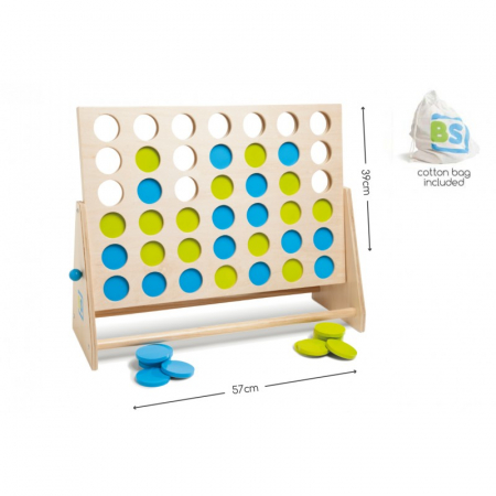 Produse - Joc gigant 4 pe un rand, BS Toys
