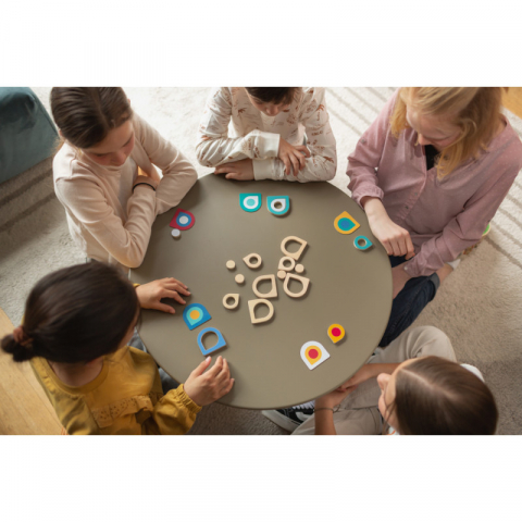 Brand - Joc Memo cu 3 forme, BS Toys