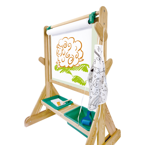 Jucarie din lemn copii - Sevalet de arta in aer liber [5]