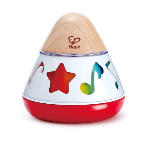 Jucarii Hape - Jucarie din lemn - Cutie muzicala rotativa