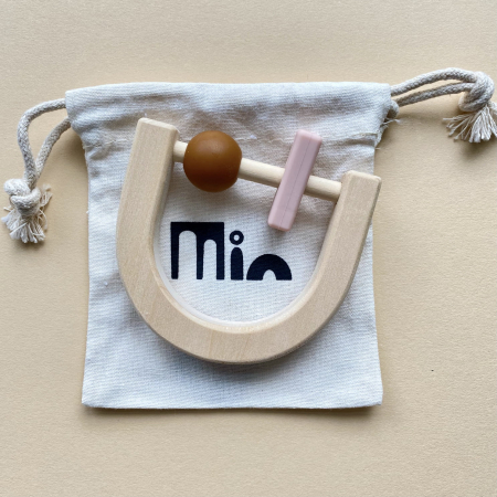 Jucarii MinMin Copenhaga - Jucarie din lemn dentitie - Curios