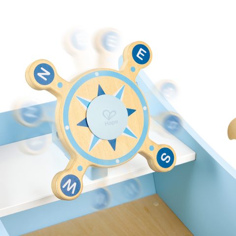 Jucarie din lemn pentru copii - Barca capitanului [3]