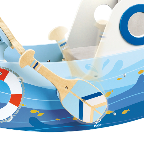 Jucarie din lemn pentru copii - Barca capitanului [4]