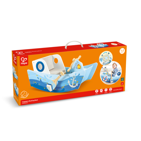 Jucarie din lemn pentru copii - Barca capitanului [2]