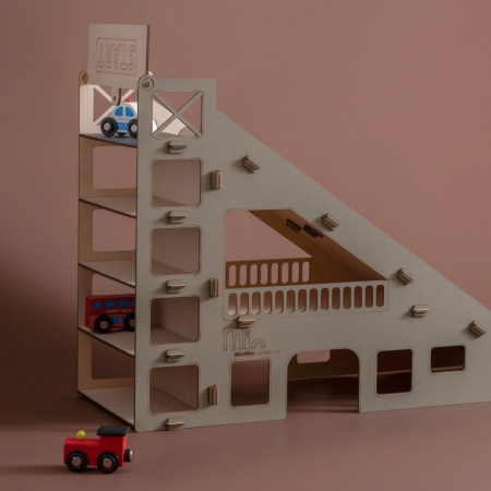 Jucarie din lemn - Pista de curse de masini [1]