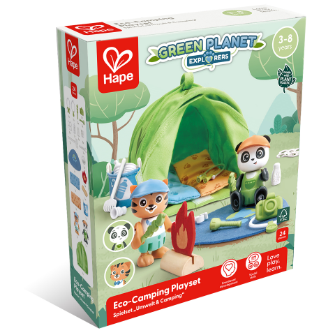 Jucarie din lemn - Set de joacă Eco-Camping (25 piese) [7]