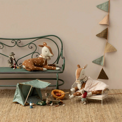 Maileg - Jucărie Maileg, Cosy Bambi - Off white