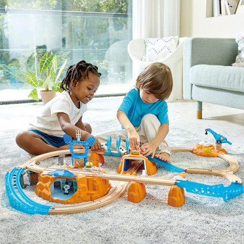 Jucarie pentru copii - Set sina de lansare pe Marte (34 piese) [1]